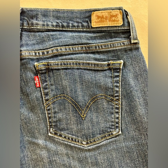 Levis 505 Jeans Womens Size 12 Long W31 L34 Regular Fit Straight Leg - Picture 4 of 11